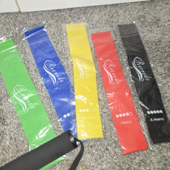 Resistance Bands Set, 10-50lbs Resistance, Sculpt Your Body, XLight-XHeavy, New - Picture 14 of 16